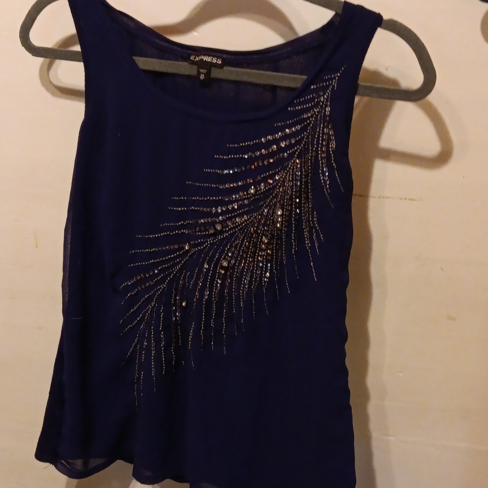 EXPRESS Halter Top double layer Size XS
